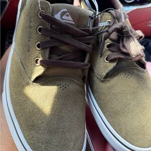 Quiksilver Olive Green Boat Shoes